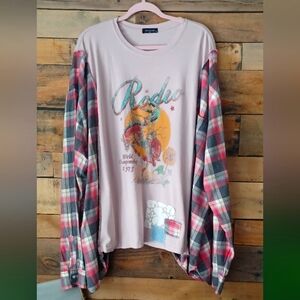 Upcycled Graphic Rodeo Shirt
